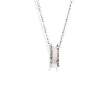 Silver And Rose Gold Perspex Necklace, 4 of 4