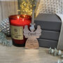 Personalised Gold Angel Christmas Tree Dec 23, thumbnail 8 of 10