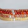 Sacral Chakra Bracelet Set For Creativity And Emotional Balance, thumbnail 4 of 5