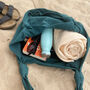Fair Trade Vegan Comfy Everyday Shoulder Bag Zip Close, thumbnail 10 of 12