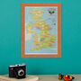 Personalised Scratch Off UK Mountain Bike Trails Print, thumbnail 9 of 9