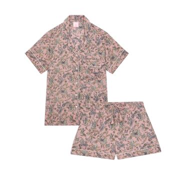 Handmade Silk Pyjamas Pink, 2 of 10