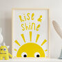 Rise And Shine Childrens Sunshine Print, thumbnail 1 of 3