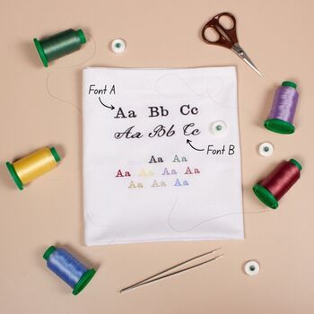 Personalised Embroidered Make Up And Cosmetics Bag, 4 of 7