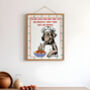 Custom Labrador Dog Chef Quote Wall Art Print In A4 Or A3, thumbnail 2 of 6