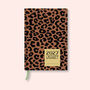 2027 Diary | A5 Hardcover Week To View | Leopard, thumbnail 1 of 8