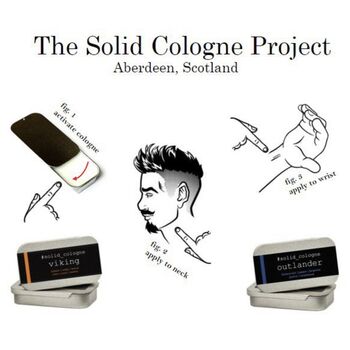 Solid Cologne Made In Scotland Two Pack, 5 of 12