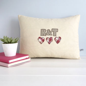 Personalised Couples Initials Cushion Gift, 6 of 12