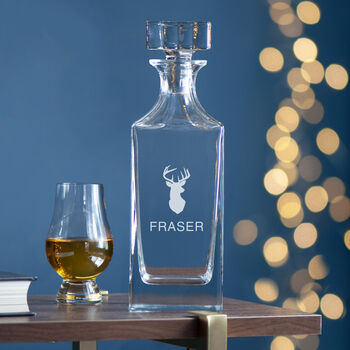 Personalised Stag Decanter, 2 of 12