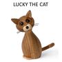 Hand Crafted Traditional Wooden Puppy, Cat Or Dog, thumbnail 3 of 9