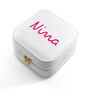 Personalised Summer Style White Jewellery Case, thumbnail 8 of 12