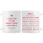 Valentines Gifts For Him My Favourite Person Coffee Mug, thumbnail 5 of 7