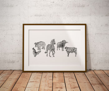 Farm Animals Prints, 3 of 3