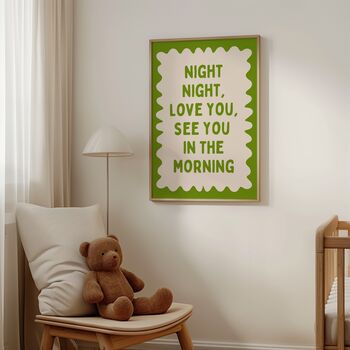 Night Night Love You | Art Print, 7 of 10