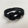 Fair Trade Handmade Glass Bead Knot Tube Bracelet, thumbnail 3 of 12