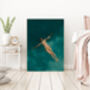 Wild Swimming 'Floating' Art Print, thumbnail 3 of 4