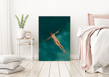 Wild Swimming 'Floating' Art Print, 3 of 4