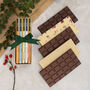 Organic Chocolate Selection In Gold Christmas Gift Box, thumbnail 3 of 3