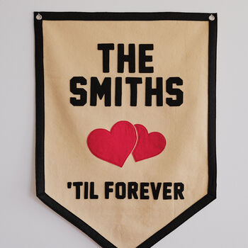 Personalised 'Til Forever Banner, 2 of 2