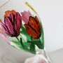 Tulip Hand Painted Wine Glass, thumbnail 2 of 7