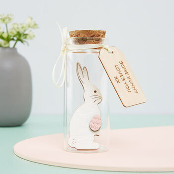 Miniature Easter Bunny Keepsake Message Bottle, 3 of 7