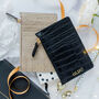 Personalised Zip Card Holder Croc Leather, thumbnail 2 of 12
