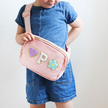 Kids Personalised Preppy Patch Bag, 5 of 8