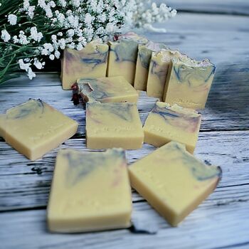 Soap Bar Small/Large With Rose Geranium Essential Oil Gift, 3 of 12