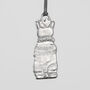 Cat Pewter Christmas Decoration, thumbnail 2 of 5