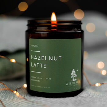 Hazelnut Latte Soy Candle, 2 of 8