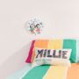 Personalised Zebra Kids Bedroom Wall Clock, thumbnail 3 of 5