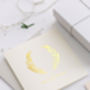 Luxury Hot Foil Ivory And Gold Christmas Card, thumbnail 3 of 3