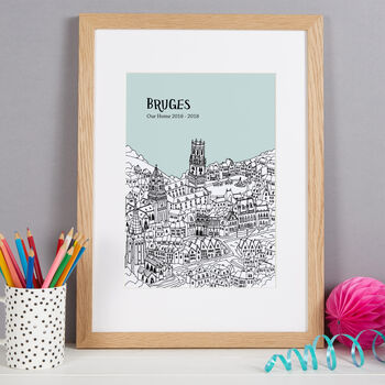 Personalised Bruges Print, 6 of 10