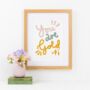 You Are Gold Inspirational Art Print, thumbnail 2 of 7
