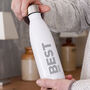 Personalised Hobby Font Water Bottle, thumbnail 1 of 4