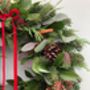 Traditional Fresh Christmas Wreath, thumbnail 2 of 2