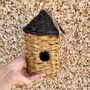Rattan Bird House And Nesting Box For Garden Birds, thumbnail 6 of 7