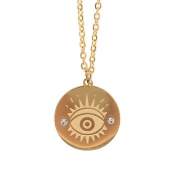 Lucky All Seeing Eye Necklace, 2 of 3
