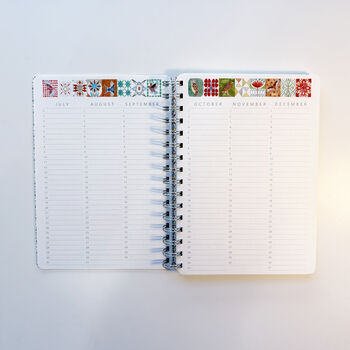 2026 A5 Yearly Planner Fox Tapestry, 3 of 10
