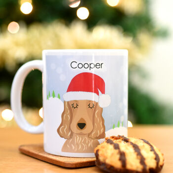 Personalised Snow Dog Christmas Mug, 12 of 12