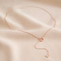 Mismatched Heart Lariat Necklace, thumbnail 6 of 11