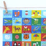 Alphabet Print Wrapping Paper, thumbnail 1 of 4