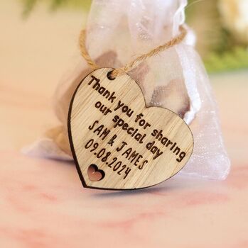 Wedding Favour – Thank You For Sharing Our Day Gift Tag, 2 of 3