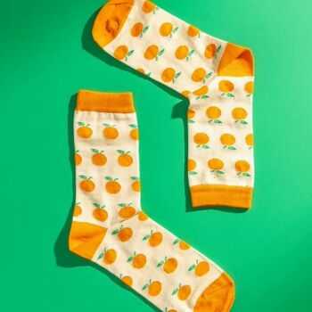 Persona Outrageous Orange Socks, 3 of 3