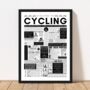 Personalised Cycling Fact Print – Gift For Keen Cyclists, thumbnail 3 of 9