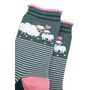 Women's Sheep And Lamb Bamboo Socks Green, thumbnail 4 of 4