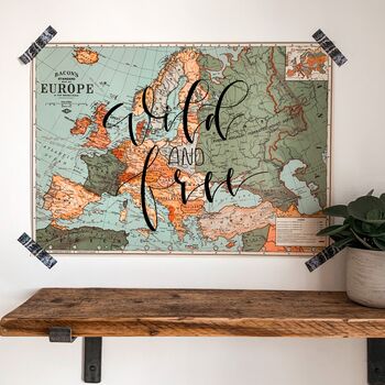 Personalised Map Of Europe, 4 of 8