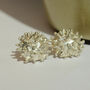 One Of A Kind Coral Reef Inspired Sterling Silver Stud Earrings, thumbnail 3 of 9
