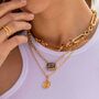Palma Hamsa Hand Charm Necklace, thumbnail 2 of 5
