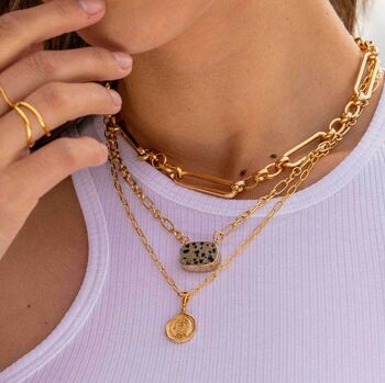 Palma Hamsa Hand Charm Necklace, 2 of 5